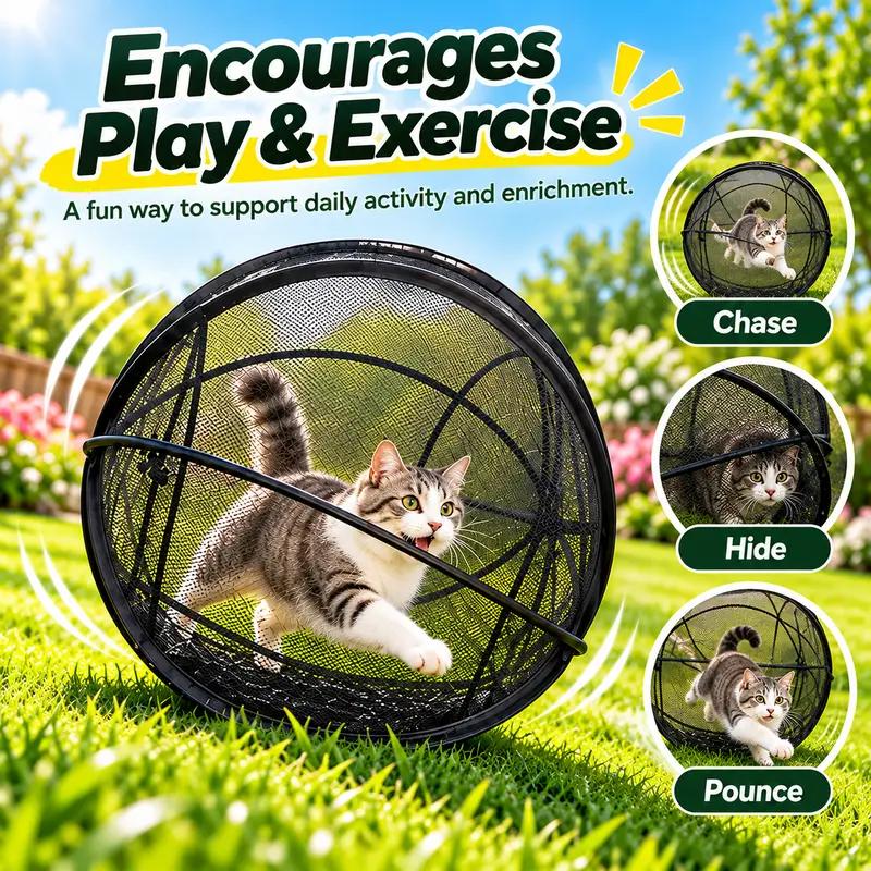 Pawroam Rolling Cat Playpen